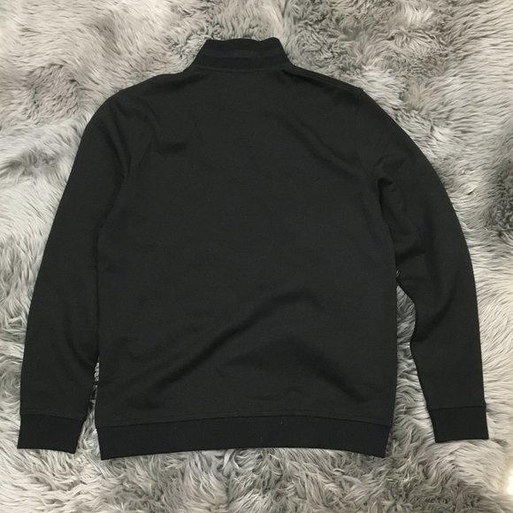 Kirkland Signature | Men's Quarter Zip Sweater | Small | Black - Picture 2 of 2